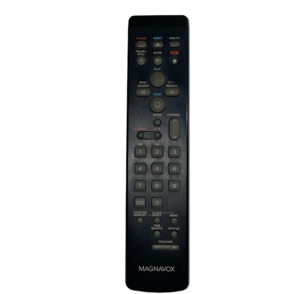 Magnavox VCR/TV‎ remote control.  Battery cover included. VR9230